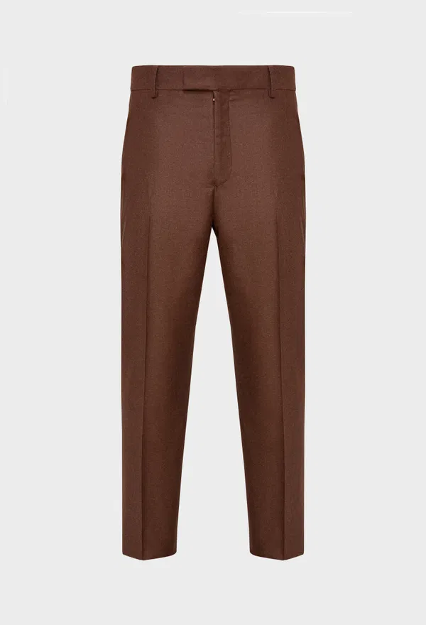 Шерстяные брюки FERRAGAMO 144274 225/9H3 Купить