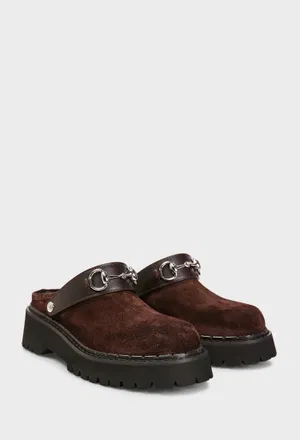 Замшеві сабо HORSEBIT Gucci 835829 225/0DW Ціна
