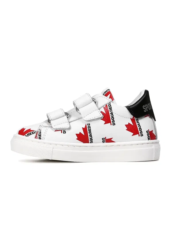 Шкіряні кеди Dsquared2 63404  120/01p Ціна