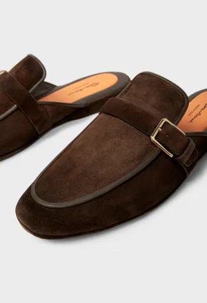 Замшеві мюлі Santoni A2151 225/0DW в Україні