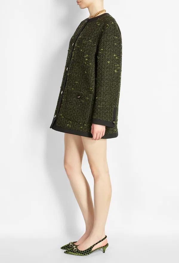 Шерстяное полупальто Gucci 846394 126/9HH оригинал