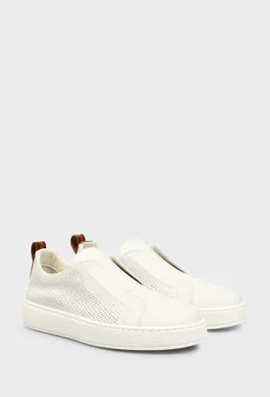 Шкіряні кеди Santoni 22181 126/0A1 Ціна