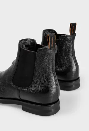 Шкіряні ботильйони Santoni 17838 225/0A2M оригінал