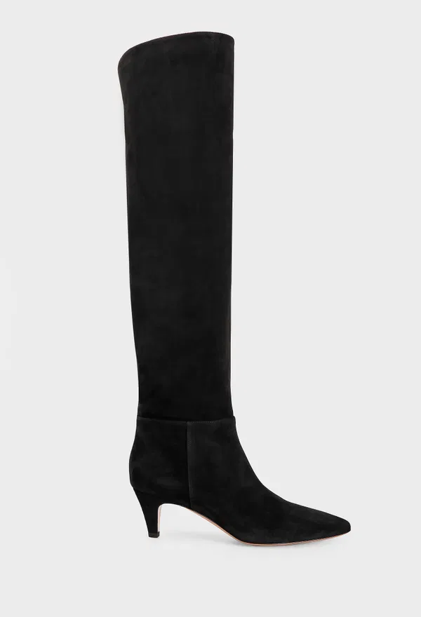 Замшевые сапоги ELISE BOOT Gianvito Rossi G80138 225/0D2 Купить