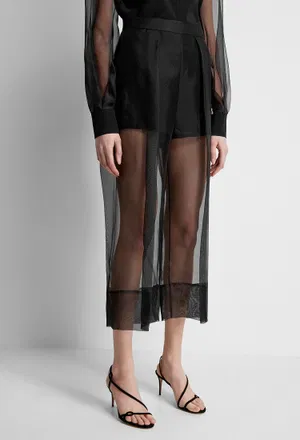 Шелковые брюки CUSHNIE 420507 120/9C2 в Украине