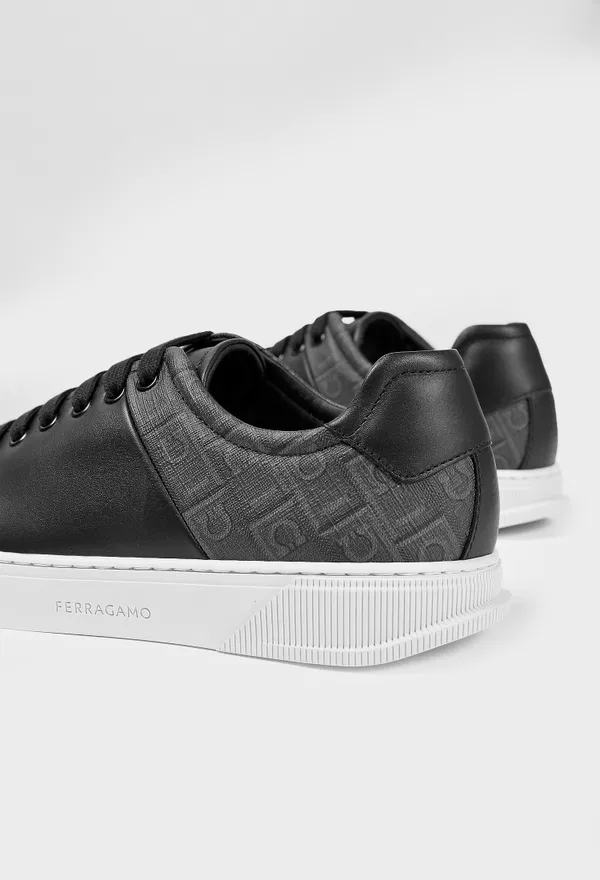 Кожаные кеды CLAYTON FERRAGAMO 029795 226/0A2 оригинал