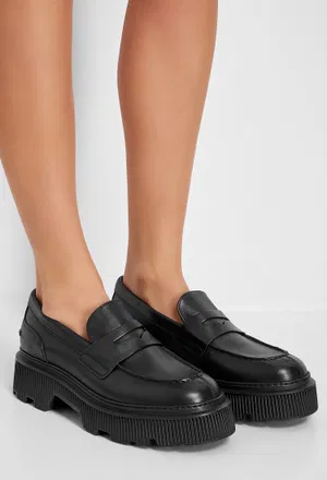 Шкіряні лофери Santoni 71043 224/0A2 фото