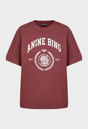 Бордовая футболка Anine Bing A0812695 226/9A5 Купить