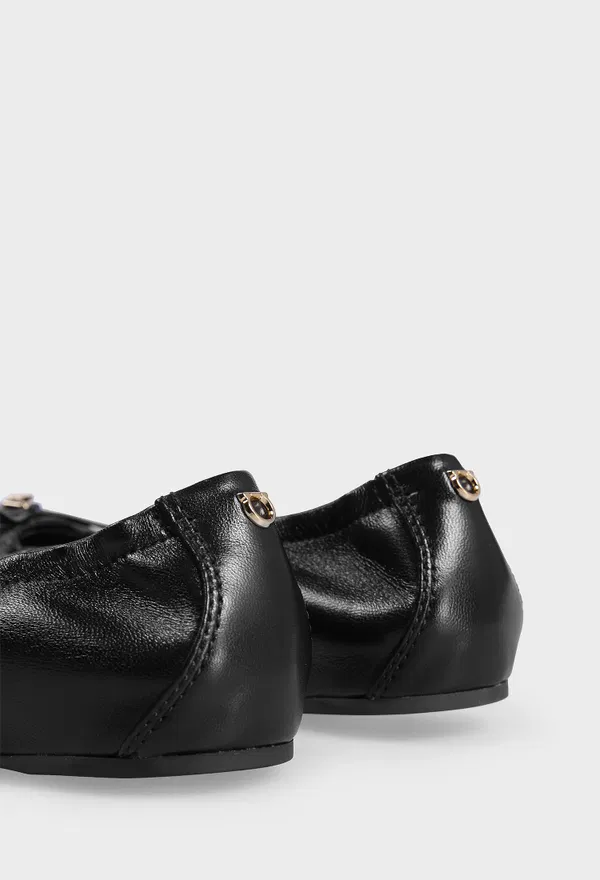 Кожаные балетки FLAT FERRAGAMO 01J215 225/0A2 оригинал