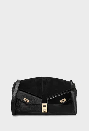 Кожаная сумка MULTIPOCKET HUG FERRAGAMO 219983 425/0A2 Купить