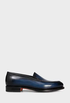 Кожаные лоферы Santoni 18998 125/0AQ Купить