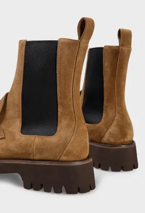 Замшевые ботинки HORSEBIT Gucci 834770 225/0D3 оригинал