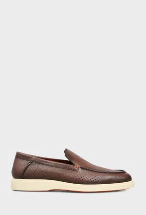 Шкіряні лофери Santoni 19296 126/0A3 Купити
