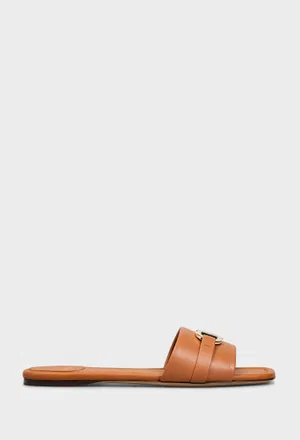 Шкіряні шльопанці LEAH FERRAGAMO 01G997 126/0A3 Купити