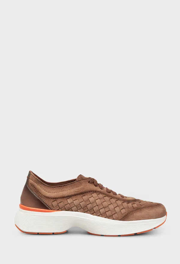 Замшевые кроссовки Santoni 22199 126/0D3 Купить