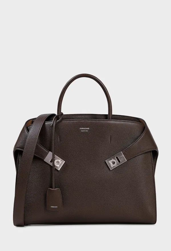 Кожаный портфель HUG BRIEFCASE FERRAGAMO 241683 226/0AW Купить
