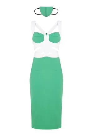 Сукня та маска для обличчя Roland Mouret S2340F2241 221/9D4 Купити