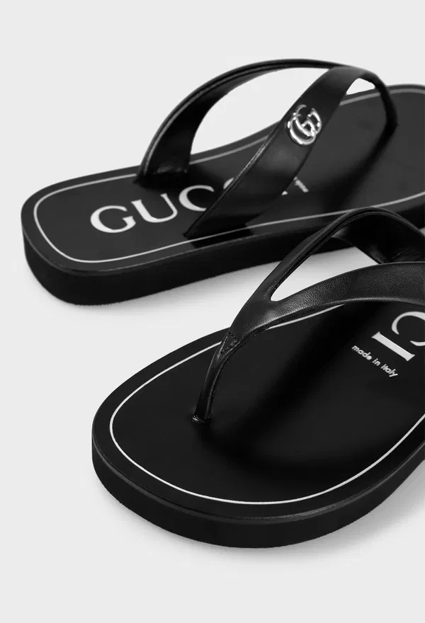Кожаные вьетнамки Gucci 854812 126/0A2 оригинал