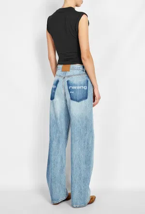 Чорна футболка alexanderwang 1CC3261352 226/9A2 в Україні