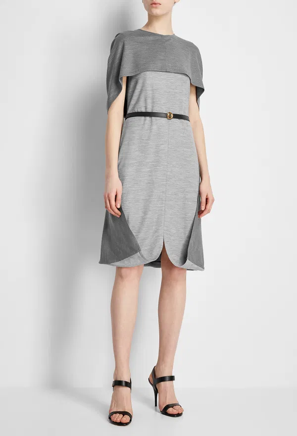 Шерстяное платье Burberry 564290 120/9H7 Купить