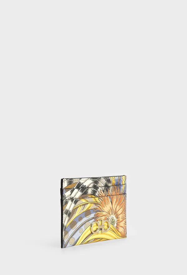 Кожаная кредитница FERRAGAMO 220007 126/0A0 Цена