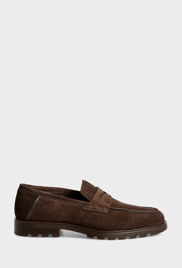 Замшеві лофери Santoni 18610 224/0D3M Купити