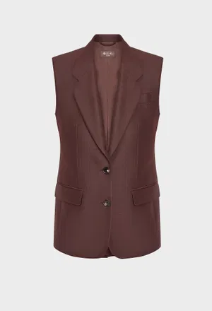 Шовковий жилет Loro Piana FAO3480 125/9CW Купити