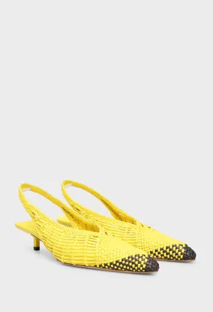 Кожаные слингбэки CUBISTO Jacquemus 241FO138 125/0AJ Цена