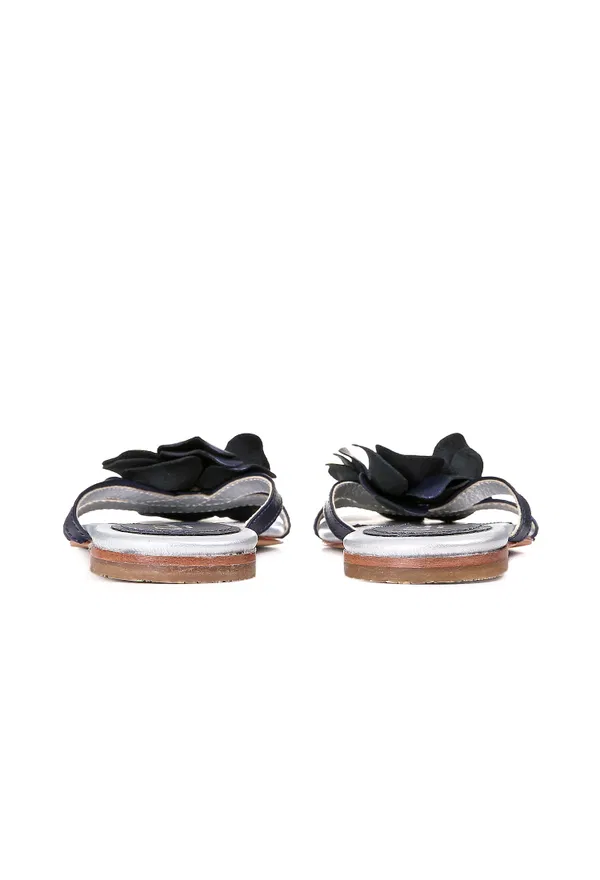 Шкіряні шльопанці BLUMARINE SHOES B5669 V111/08 в Україні