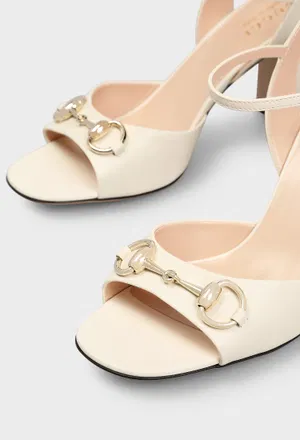 Кожаные босоножки HORSEBIT Gucci 812292 126/0AE в Украине
