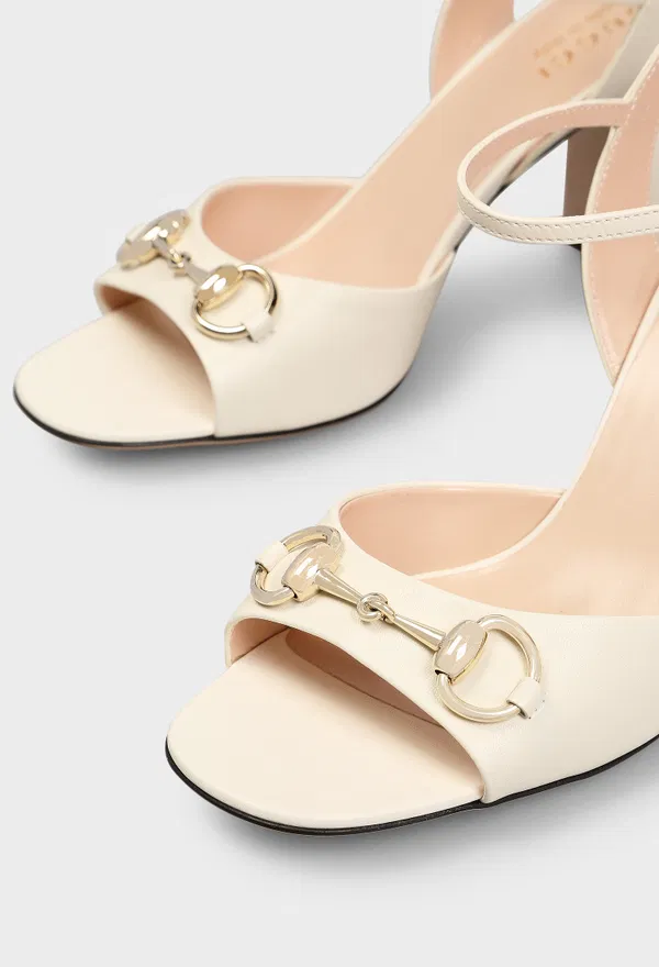 Кожаные босоножки HORSEBIT Gucci 812292 126/0AE в Украине