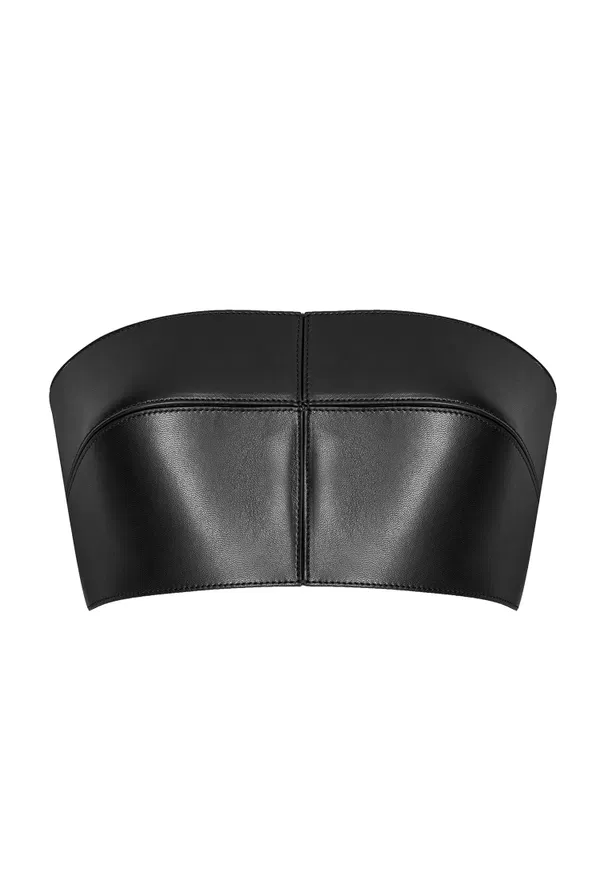 Кожаный топ Roberto Cavalli QWP609 123/0A2 Купить