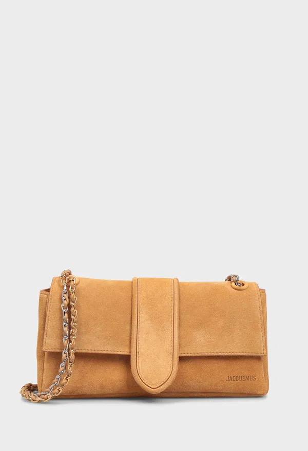 Замшевая сумка LE BAMBINO CHAÎNE Jacquemus BAW00453AC 126/0D6 Купить