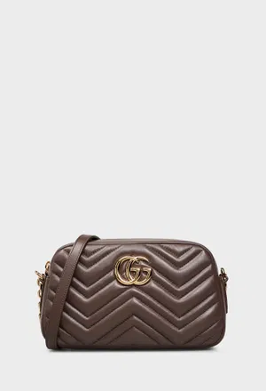 Шкіряна сумка GG MARMONT SMALL CAMERA Gucci 855273 226/0A3 Купити
