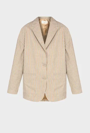 Льняной пиджак OFFICINE GÉNÉRALE WTLG413 126/9B3 Купить