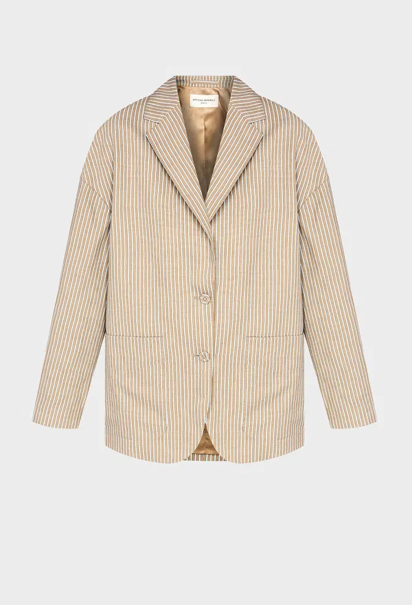 Льняной пиджак OFFICINE GÉNÉRALE WTLG413 126/9B3 Купить