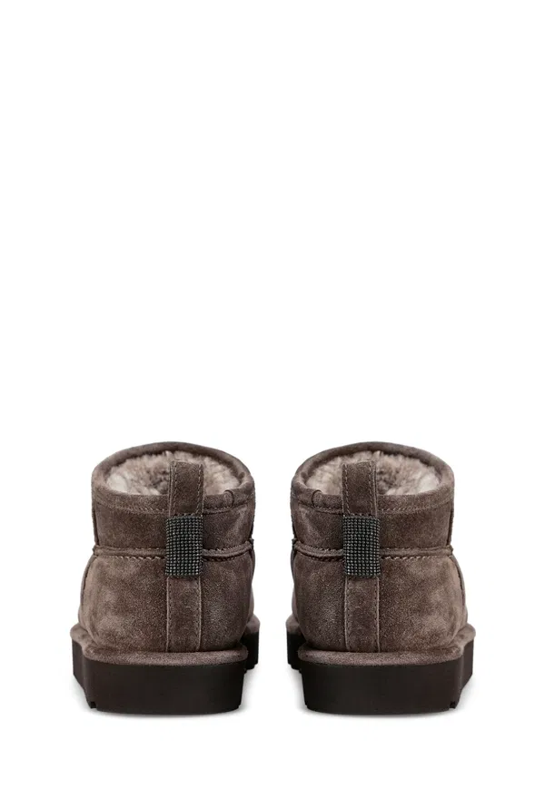 Замшеві черевики з хутром Brunello Cucinelli 1G405  225/83M в Україні
