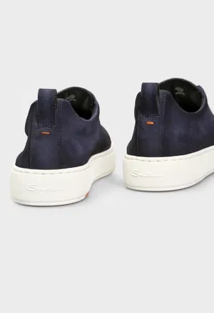 Кеди з нубуку Santoni 21995 126/0EQ оригінал
