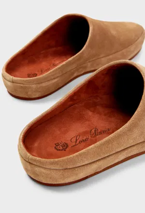 Мужские замшевые сабо TOMORI WALK Loro Piana FAR1299 126/0D6 оригинал