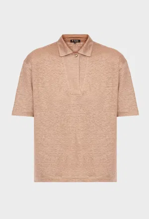 Льняное поло Loro Piana FAO3309 124/9B3 Купить