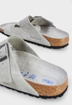 Замшеві шльопанці Birkenstock S1031663 126/0DG оригінал