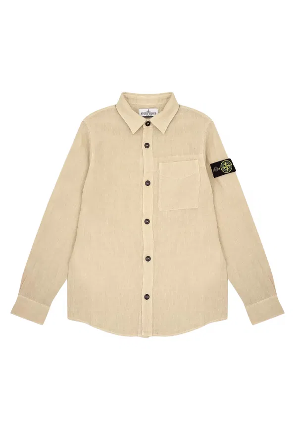Лляна сорочка Stone Island 110002 125/96 Купити