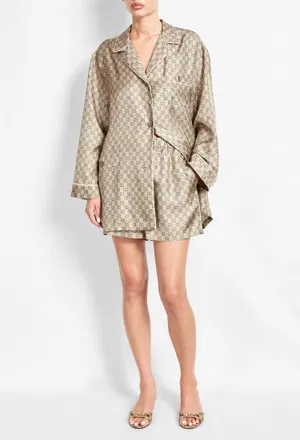 Шелковые шорты Gucci 875425 226/9C3 Цена