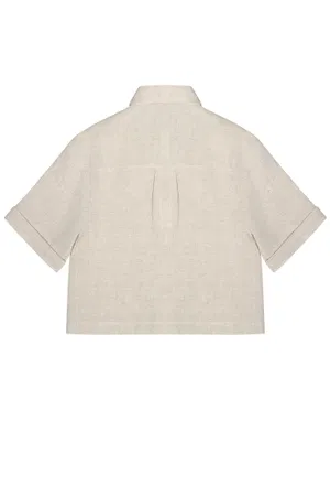 Лляна блуза Brunello Cucinelli 7S024  125/96 Ціна