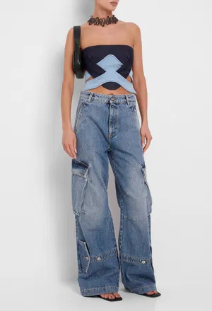 Джинсовый топ DION LEE A3610 123/9A0J Цена