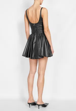 Кожаное платье haikure 08121PL008TP 226/0A2 оригинал