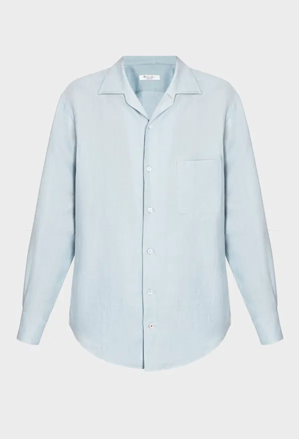 Льняная рубашка Loro Piana FAO6889 126/9BG Купить