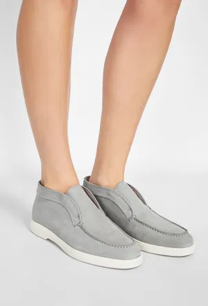 Жіночі сірі дезерти з нубуку Santoni 58458 226/0E7 фото