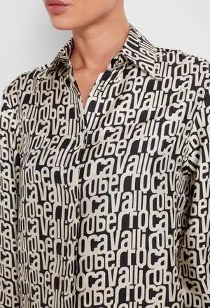 Шовкова сорочка Roberto Cavalli RKT704 223/9CE фото