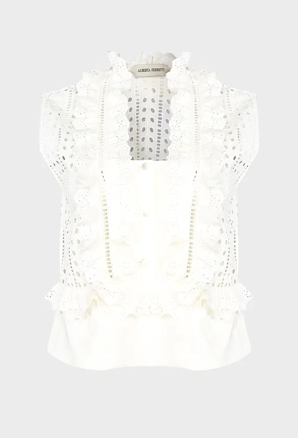 Топ Alberta Ferretti A0808 126/9A1 Купить